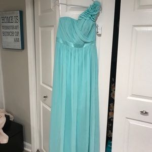 Dessy junior bridesmaid dress in
